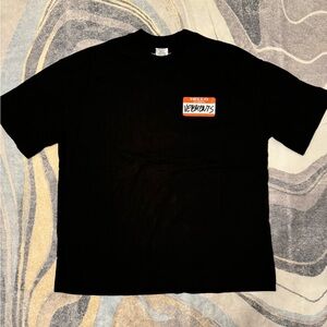 VETEMENTS Black My Name Is Vetements Tshirt Mens Size Large